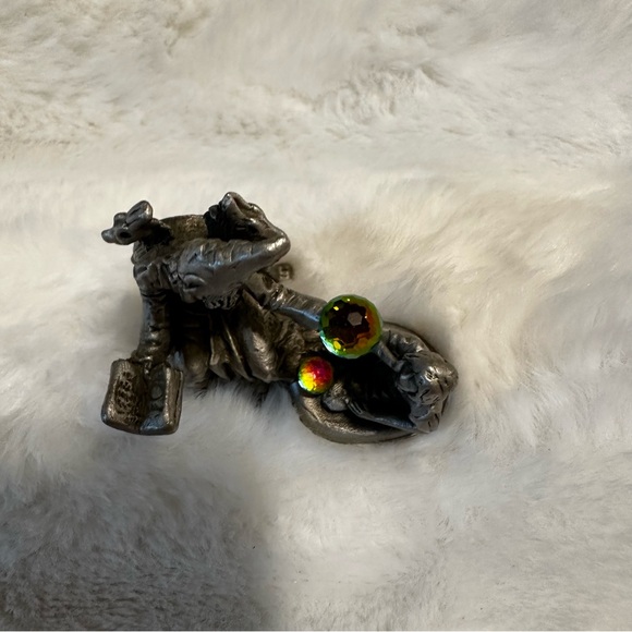 Gallo 1986 Crystal Balls Wizard & Apprentice Fine Pewter Mini Figurine - Picture 4 of 6